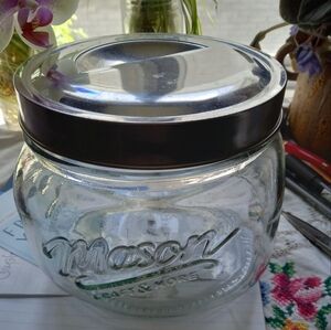 Mason Craft & More glass canister